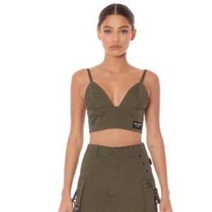 DOUBLE FACED BRA TOP